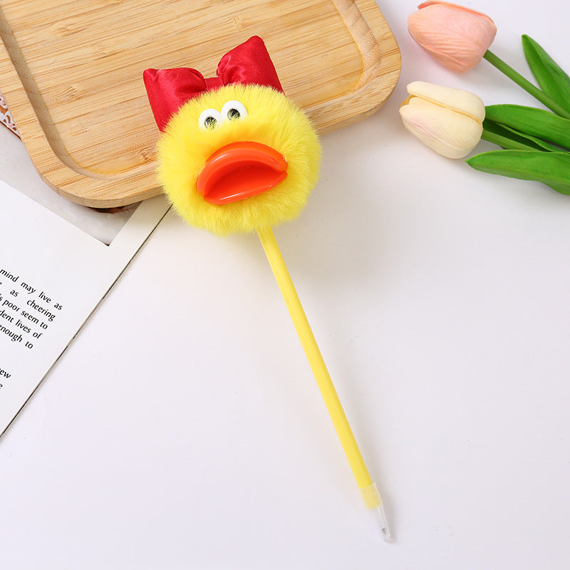 Wholesale braided ugly cute brushcartoon cute pen