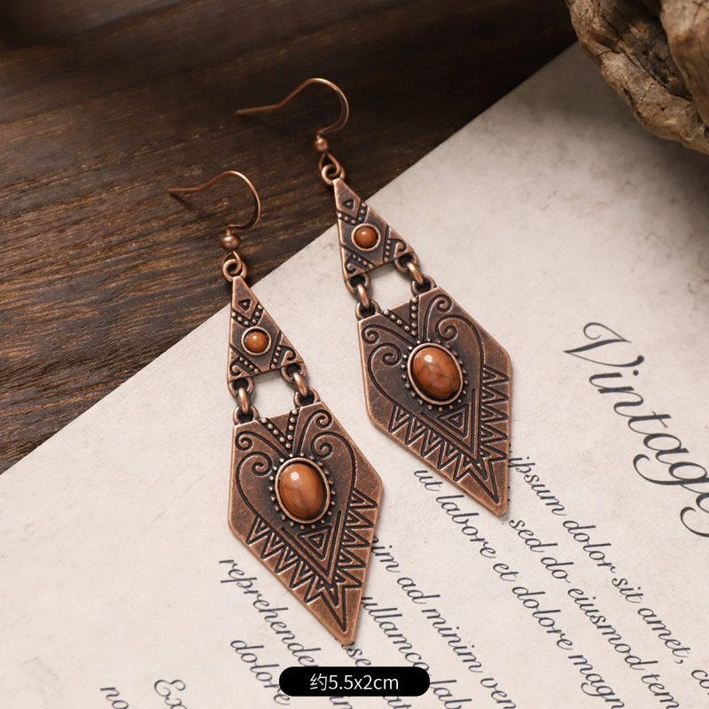 Wholesale Alloy Butterfly Bohemian Earrings Long Tassel Drop Earrings Fashion Accessory for Women Party Wear