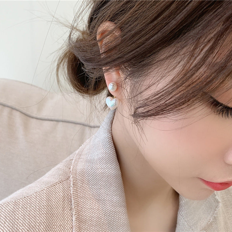 Wholesale love pearl earrings  beautiful earrings