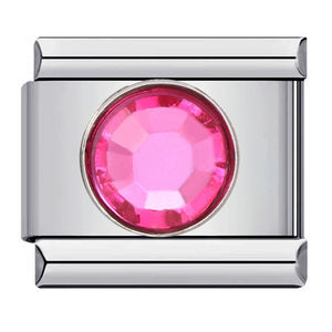 Wholesale Italian Charm Bracelet 9mm DIY Splicing Removable Micro-paved Colored Zirconia Stainless Steel Composable Bracelet