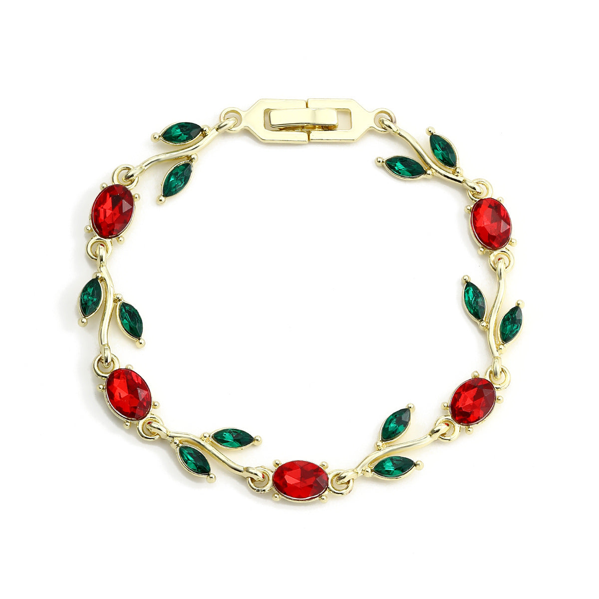 Wholesale Trendy Floral Leaf Bracelet - Zinc Alloy Fashion Accessory for Couples