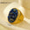 Wholesale Retro Eye of Horus Accessories Light Luxury Open  Stainless Steel Ring