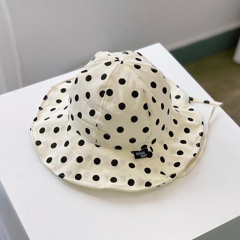 Wholesale Baby Sun Hat with Large Brim Baby Hat Sun Protection Sun Bucket Hat ACC-KH-DaQi002