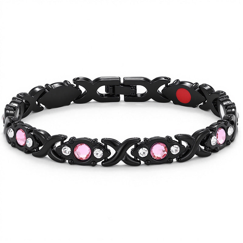 Wholesale Zinc Alloy Electroplated Gold Women' s Clover Bracelet - Fashion Jewelry Accessory