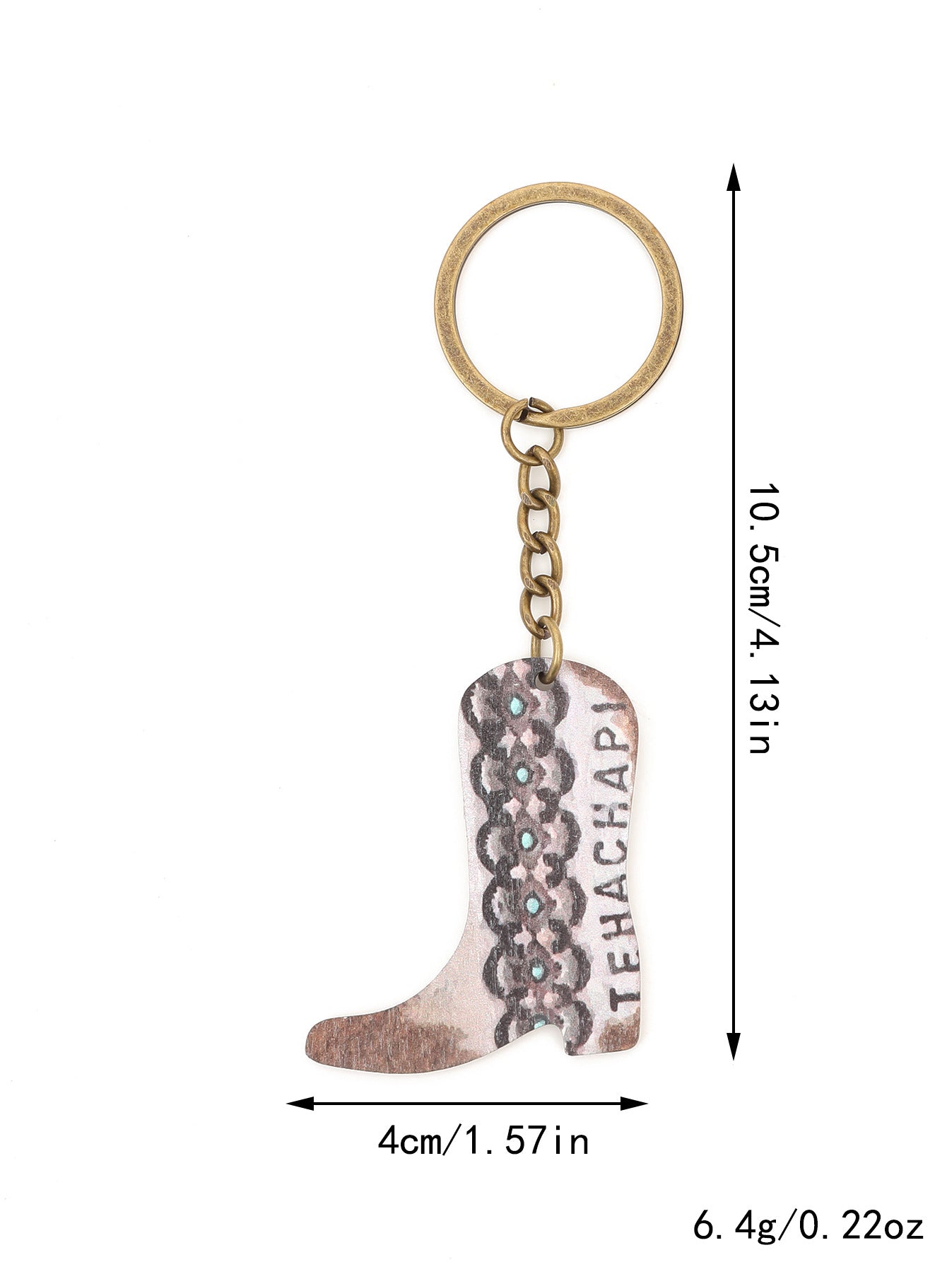 Wholesale Zinc Alloy Cactus Horse Head Keychain Western Farm Style Car Key Accessory for Boutique Resale