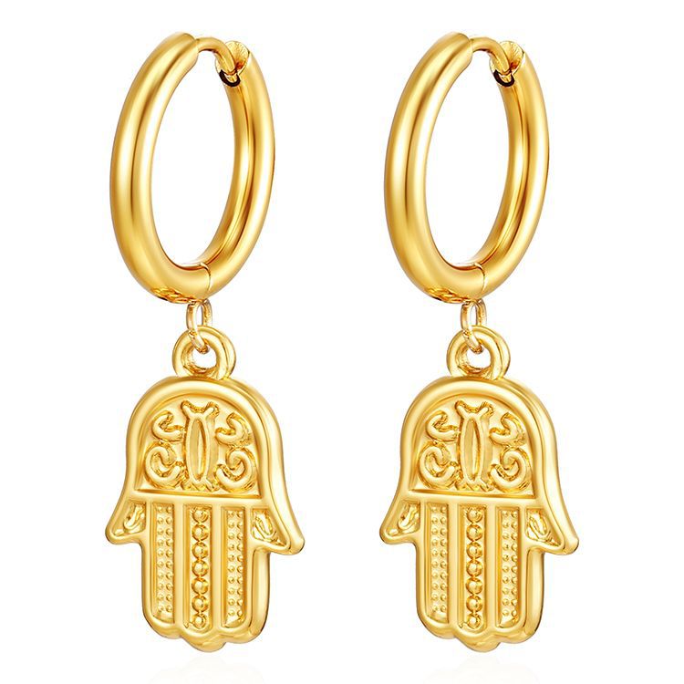 Wholesale 18K Gold Plated Stainless Steel Earrings ACC-ES-MuShan015