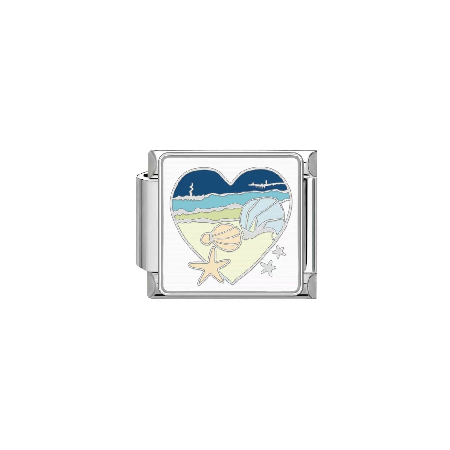 Wholesale Stainless Steel Ocean Design Modular Bracelet DIY Fashion Accessory