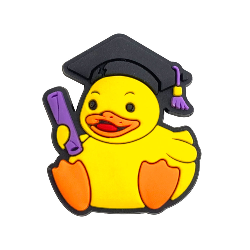 Wholesale 10pcs Cartoon cute soft rubber shoe charms shoe decoration