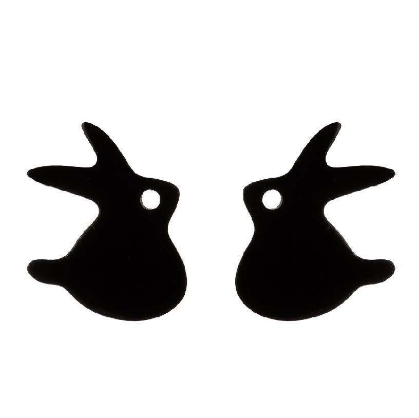 Wholesale  Cute Animal Earrings  Stainless Steel New Bat Rabbit Bird Cat Earrings