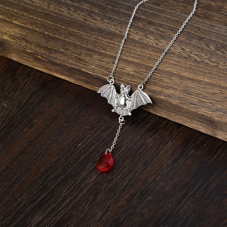 Wholesale Zinc Alloy Electroplated Bat Earrings Retro Gothic  Party Fashion Accessory