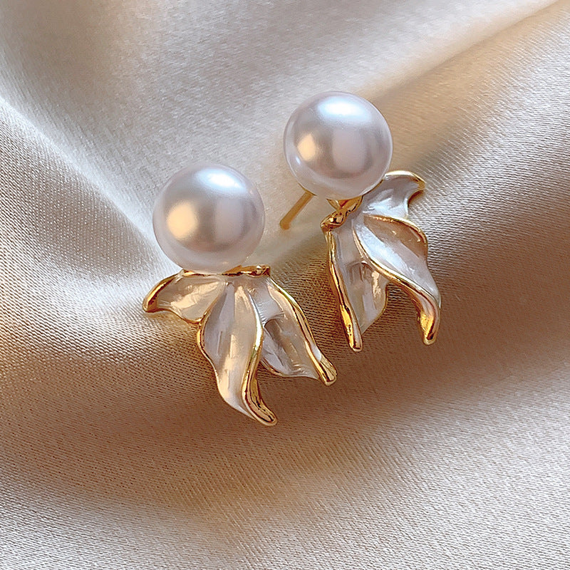 Wholesale  Pearl Geometric Earrings  Luxury  Earrings