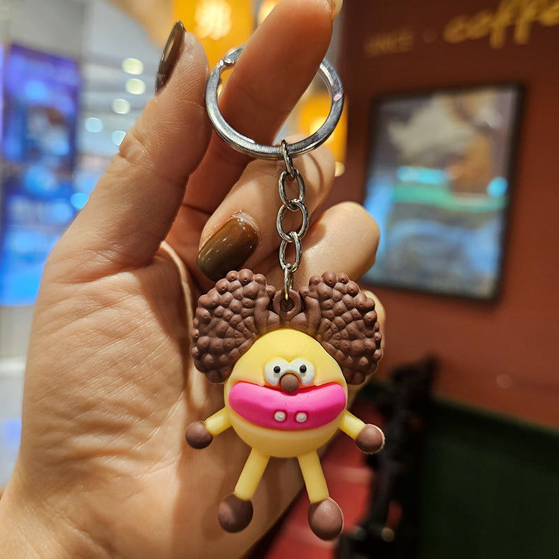 Wholesale Cartoon Monster PVC Soft Glue Keychains Cute Keychain ACC-KC-YiZhuo003