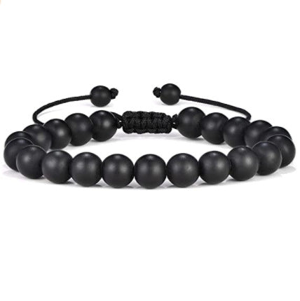 Wholesale Men's Bracelets Stone Tiger Eye Stone Braided Bracelets ACC-BT-Ruiz003