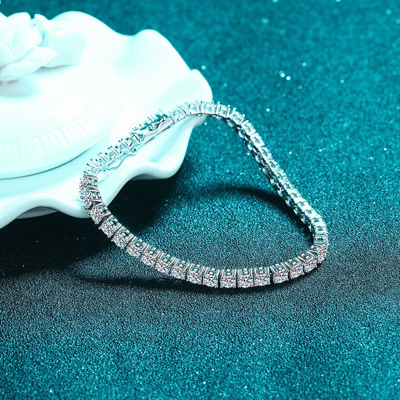 Wholesale 925 Sterling Silver Bracelet Full-pave Bracelet