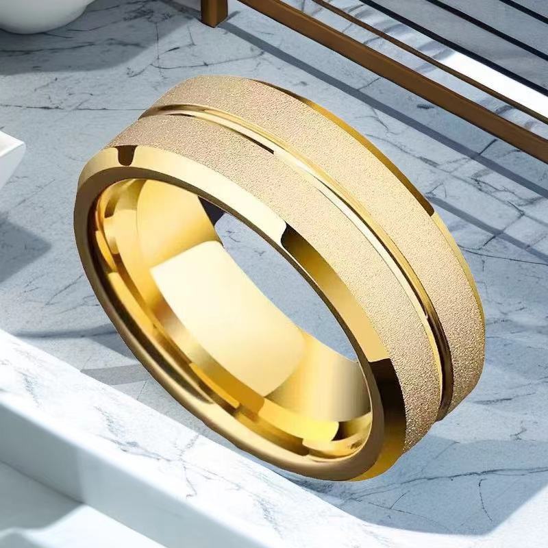 Wholesale Titanium Steel Ring Personalized Pinky Rings ACC-RS-Manx001