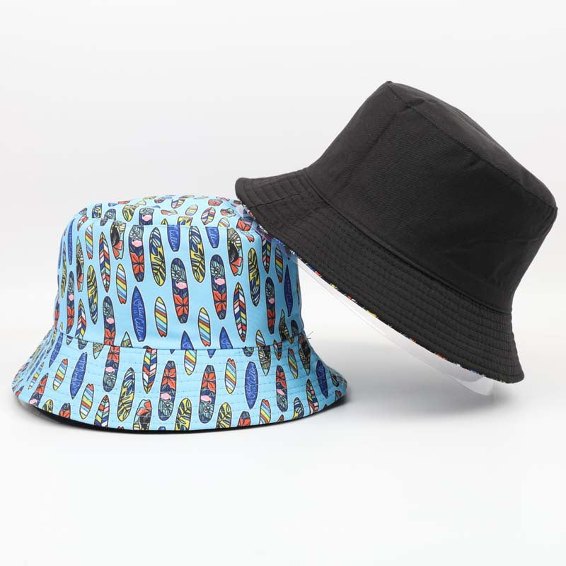 Wholesale Multicolor Printed Fisherman Hat  All-match Sun Hat