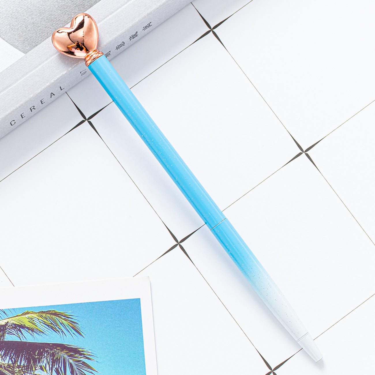 Wholesale Love Shape Ballpoint Pen Metal Pen ACC-PN-HuaHao017