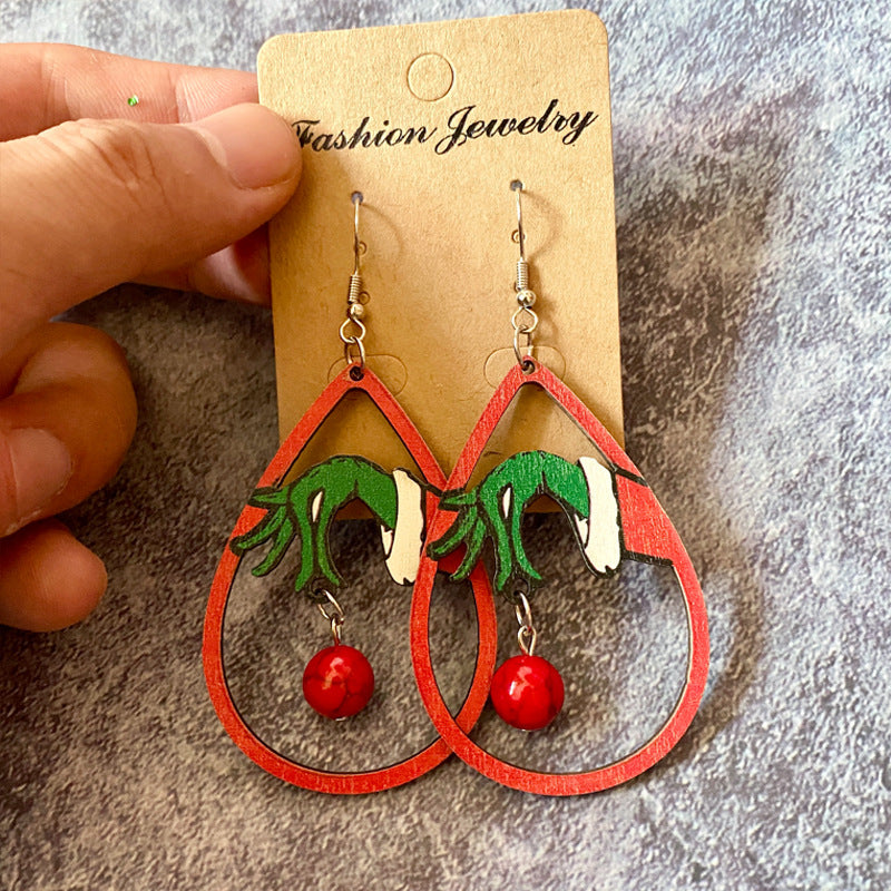 Wholesale Christmas Acrylic earrings