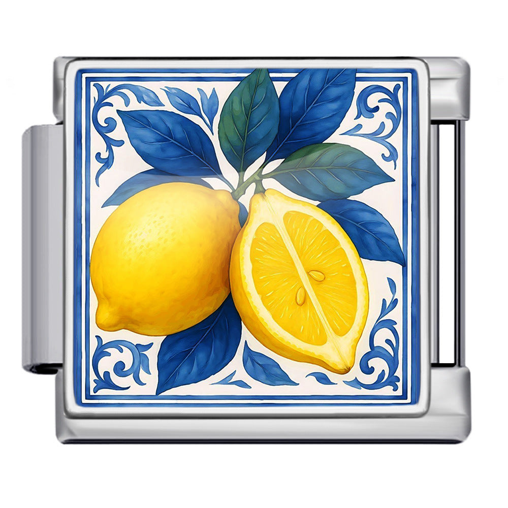 Wholesale Italian Charm Bracelet 9mm DIY  Image Printing  Creative Stainless Steel Composable Bracelet