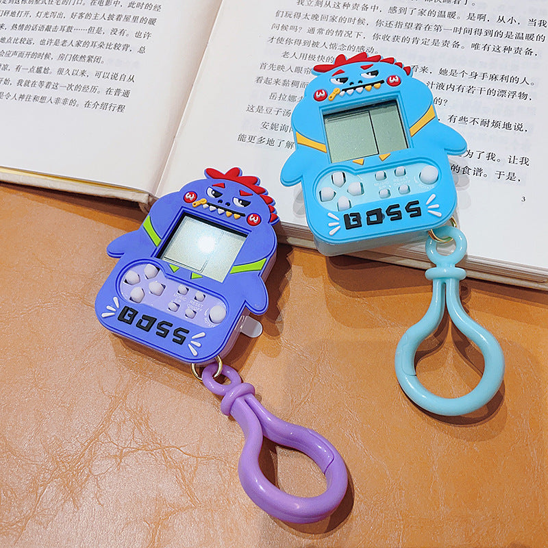 Wholesale Cartoon Dinosaur Game Machine Zinc Alloy Keychain