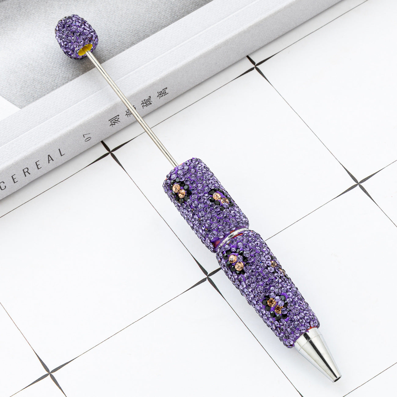 Wholesale Leopard Print Beadable Diamond Pens