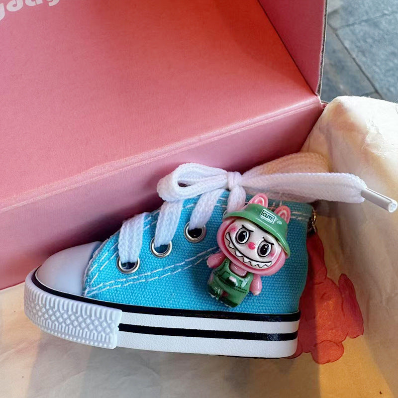 Wholesale Canvas Shoes Keychain Cartoon Little Monster Keychains ACCVIP
