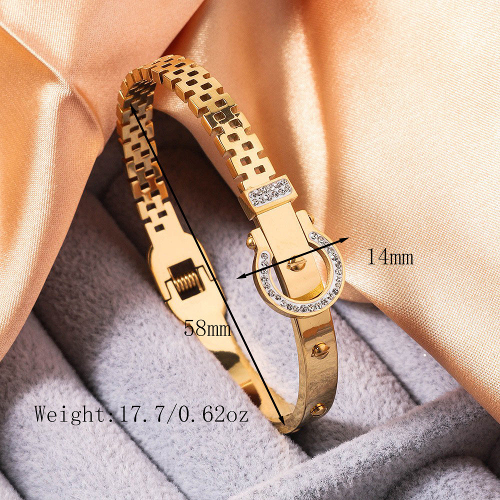 Wholesale New Style Titanium Steel Bracelet  ACC-BT-Ruif014