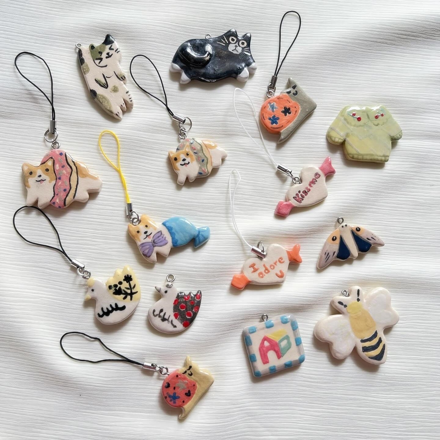 Wholesale Small Animal Vacuum Plating Live Mouth DIY Pendant