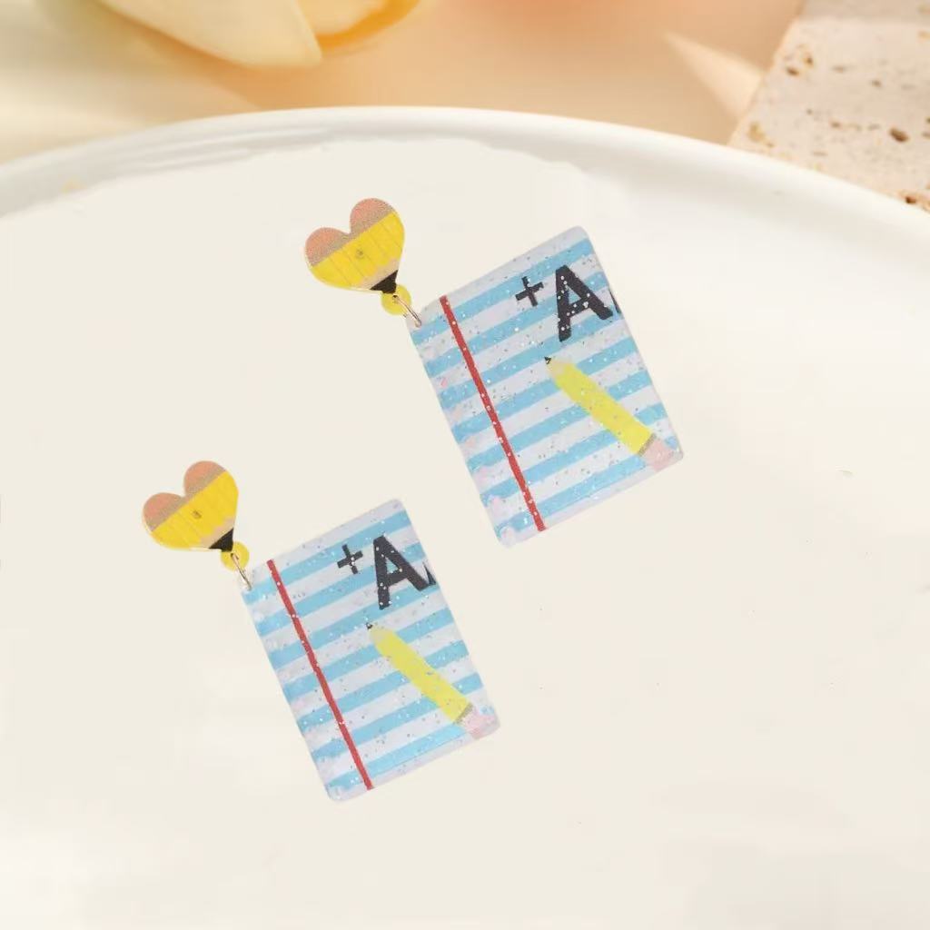 Wholesale  Acrylic Pencil  Earrings