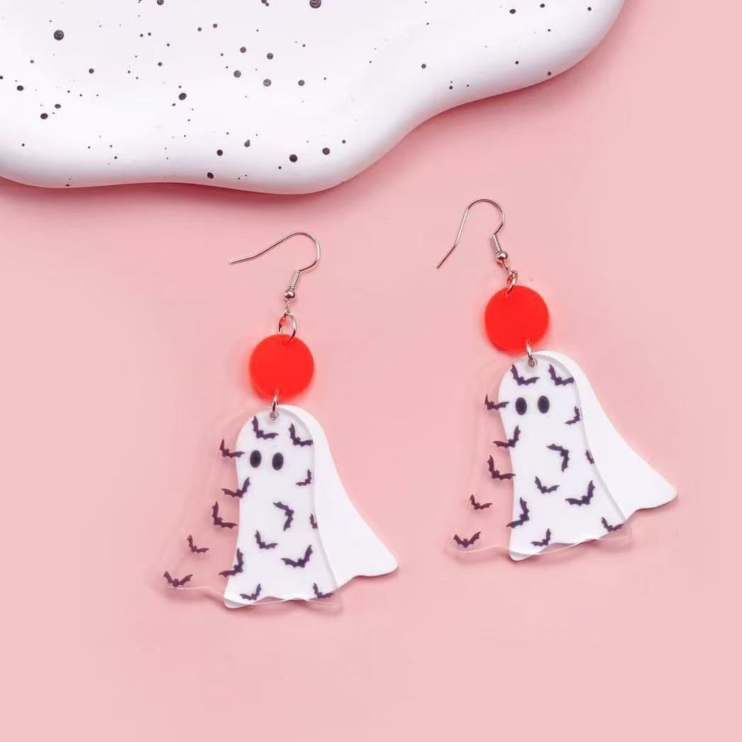 Wholesale  Ghost Acrylic Earrings