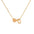 Wholesale light luxury love 18K gold stainless steel 26 letters necklace