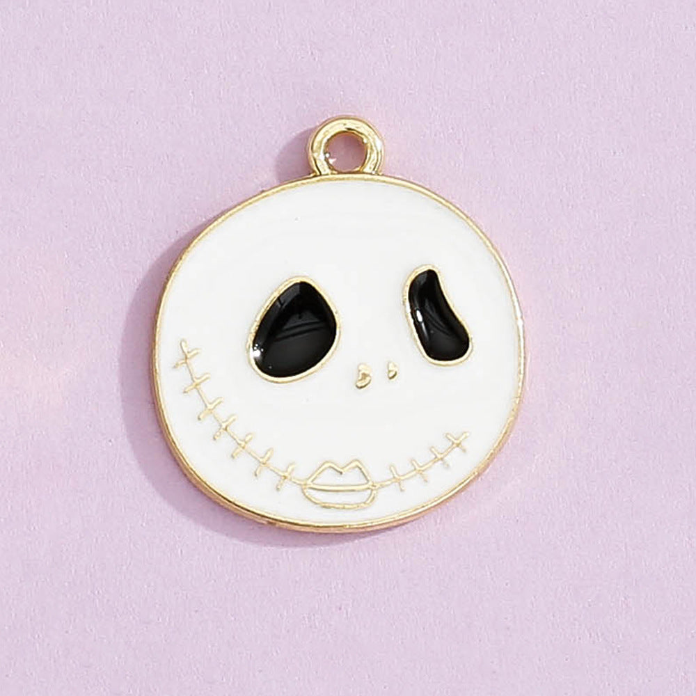 Wholesale 5pcs Halloween Diy Alloy Cartoon Accessories Necklace Bracelet Pendant ACC-PT-Yongc001