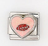 Wholesale 5pcs Italian Charm Bracelet 9mm DIY Splicing Heart Series Stainless Steel Composable Bracelet