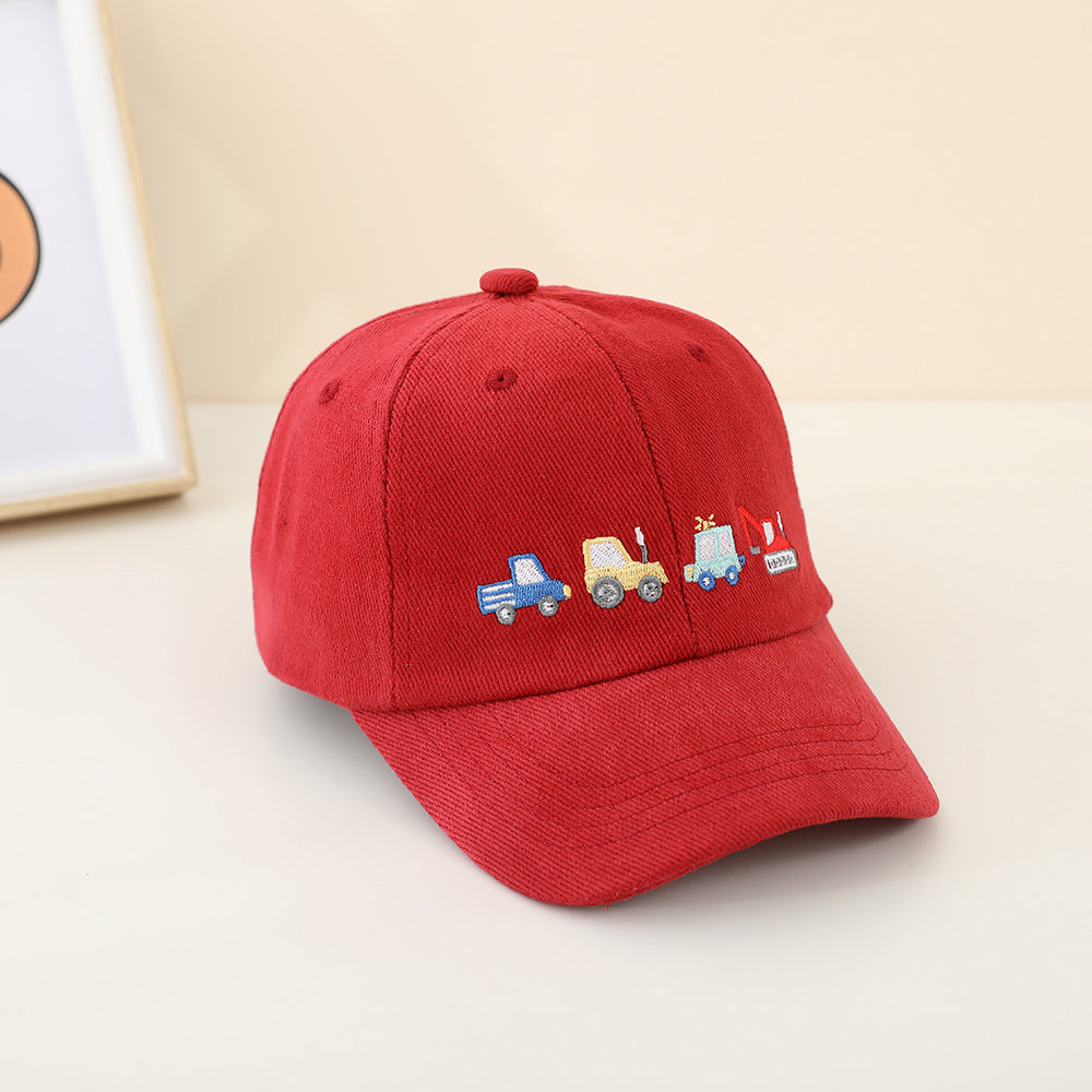 Wholesale Cartoon Children's Hats Brushed Cloth Baseball Cap Sun Hat Kids Hat ACC-KH-WoBang001