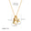 Wholesale 18K Gold Stainless Steel Zircon Necklace