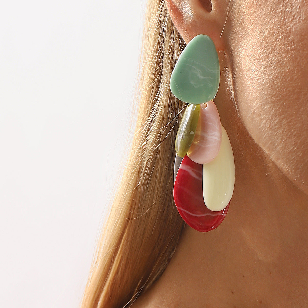 Wholesale Colorful Fresh Artistic Earrings