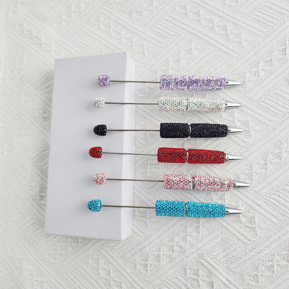 Wholesale Beadable Pens Clay Diamond Handmade Diamond Plastic DIY Beaded Pen ACC-PN-ZhiYa001