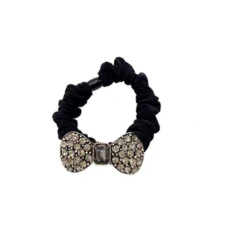 Wholesale Fashionable Elastic Hair Bands Diamond Encrusted Hair Bands
