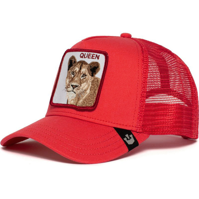 Wholesale Cartoon Animal Sun Protection Mesh Embroidery Hat Baseball Cap ACC-HT-JingKun007