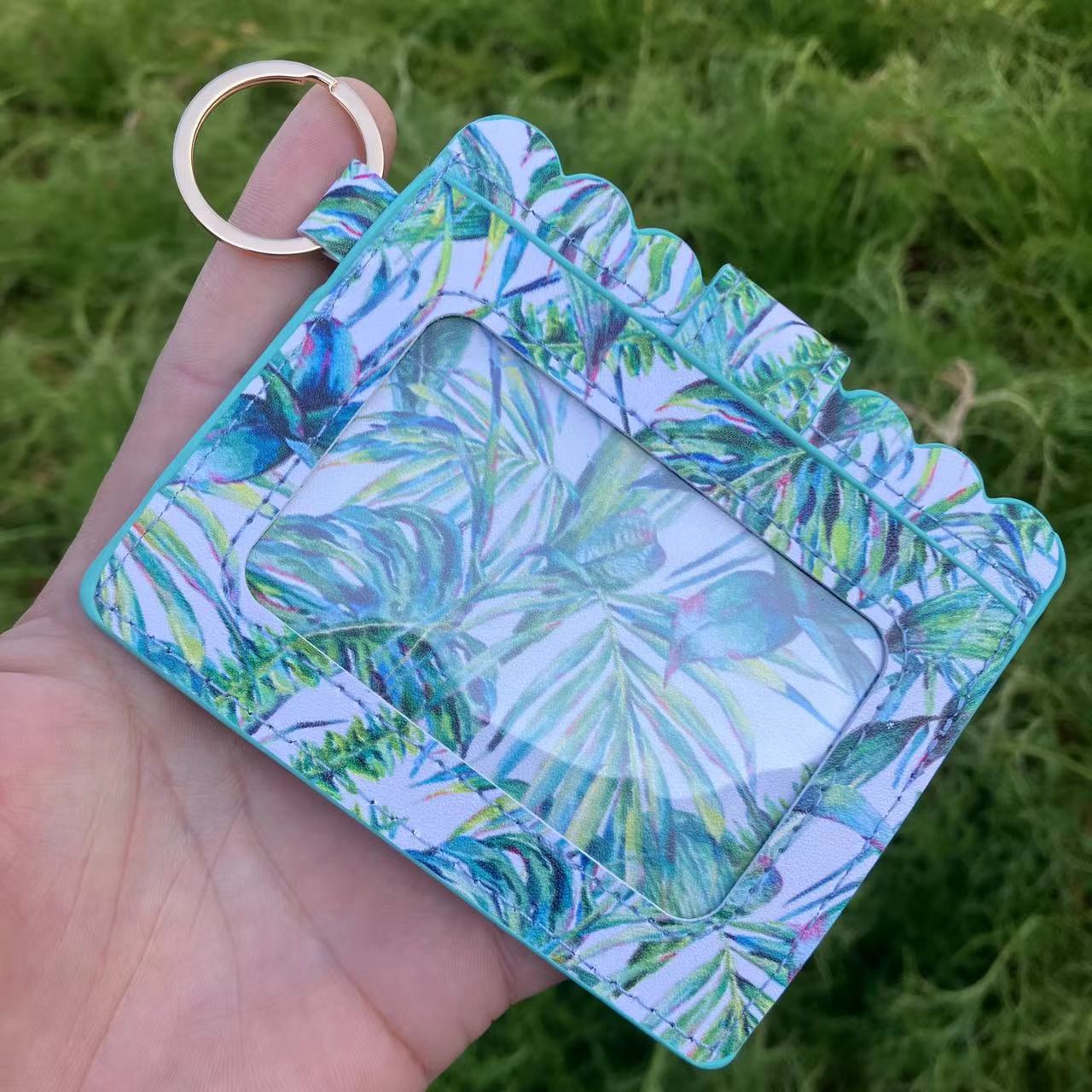Wholesale PU Leather Card Holder Wallet Leopard Print Urban Style For Women Students Everyday Use