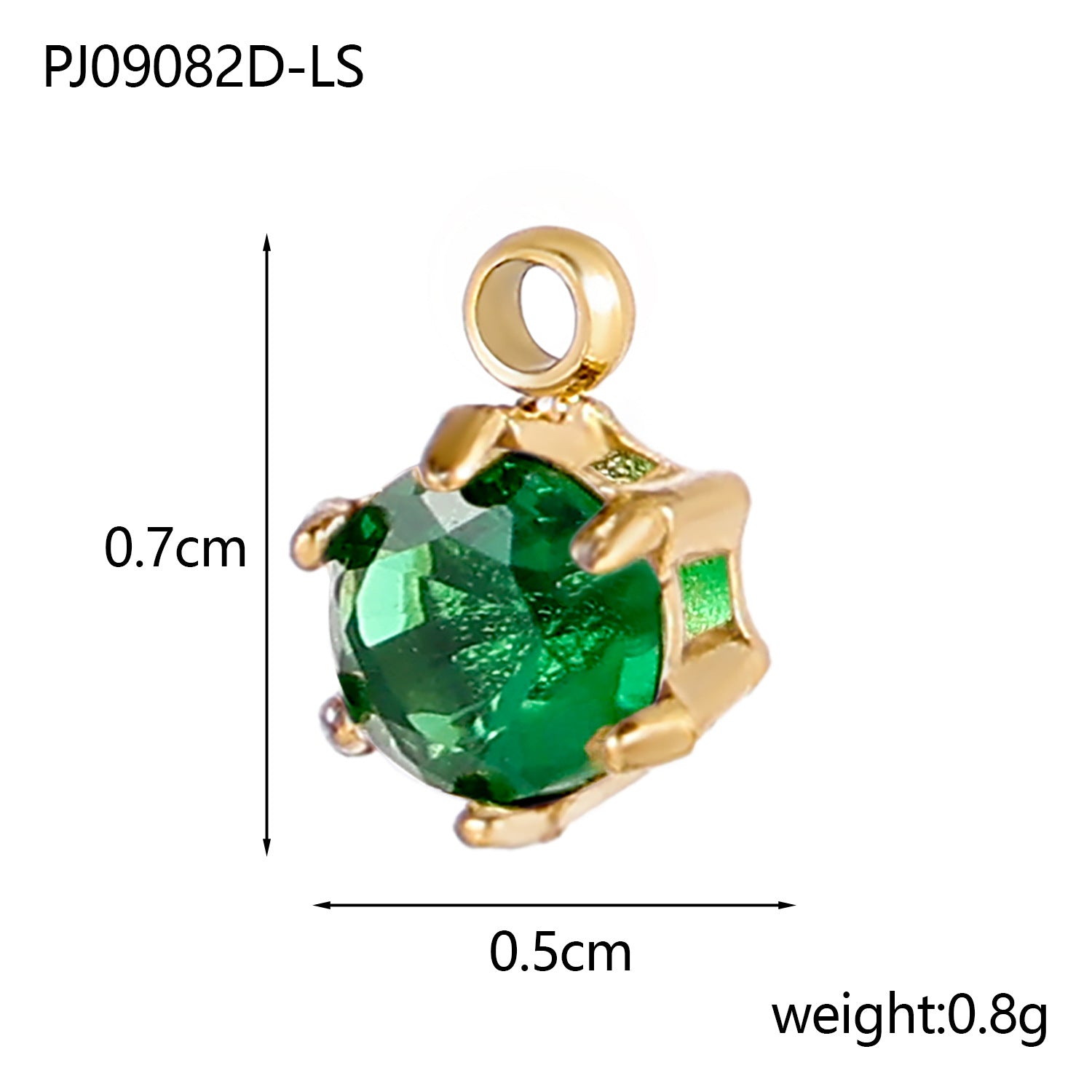 Wholesale stainless steel zircon small pendant