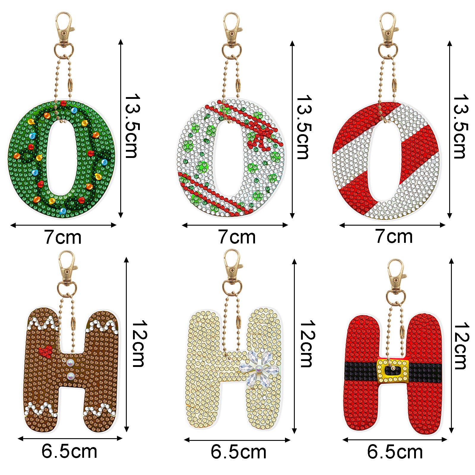 Wholesale Acrylic Cute Small Animal Dot Diamond Painting Custom Keychains ACC-KC-XingNa001