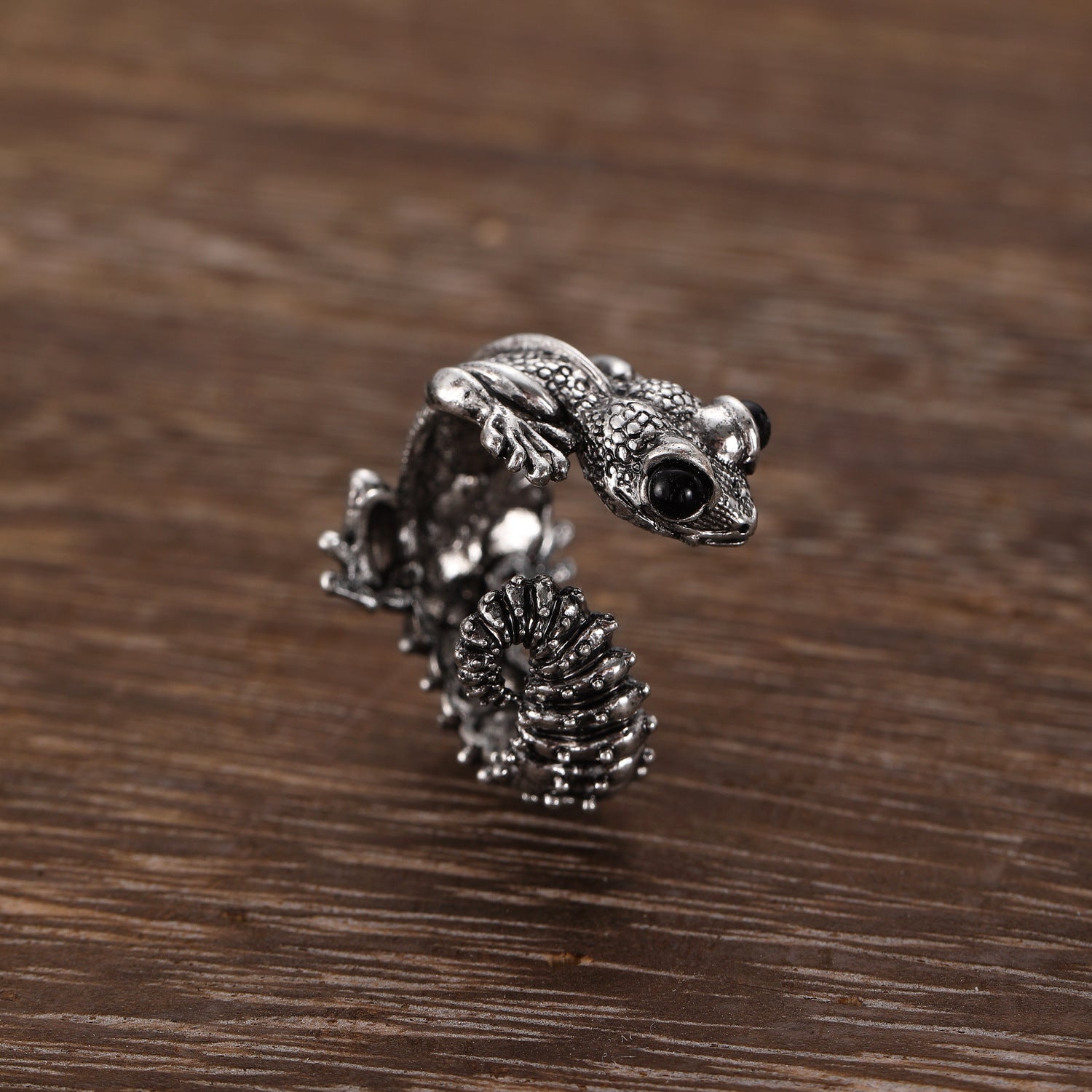 Wholesale Animal Hip-Hop Open Thai Silver Adjustable Ring