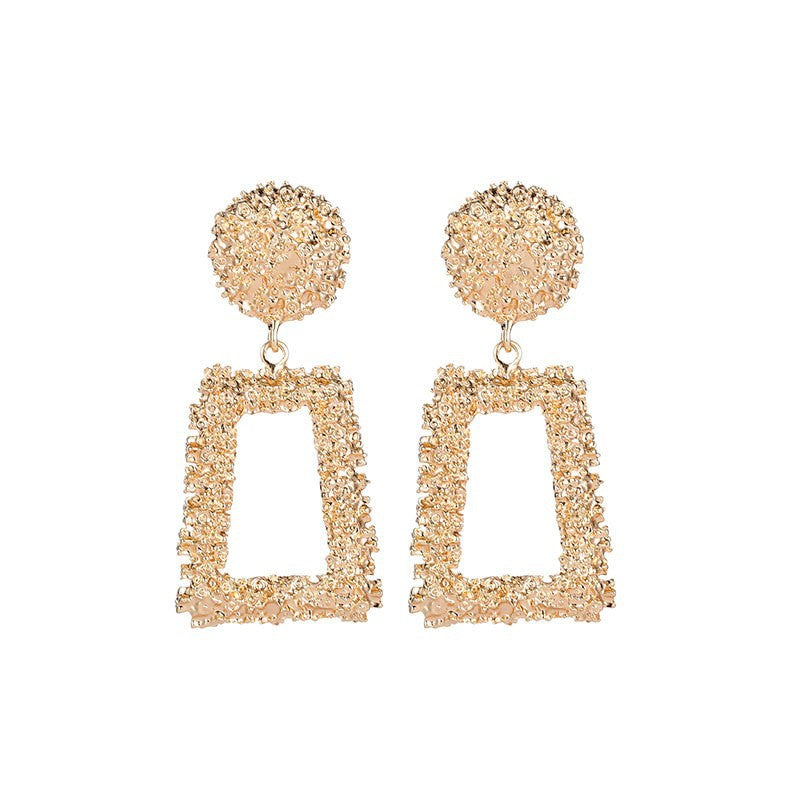 Wholesale  Round Pieces Exaggerated Earrings