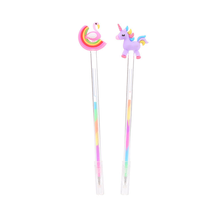 Wholesale Creative cute flamingo colored gel pen
