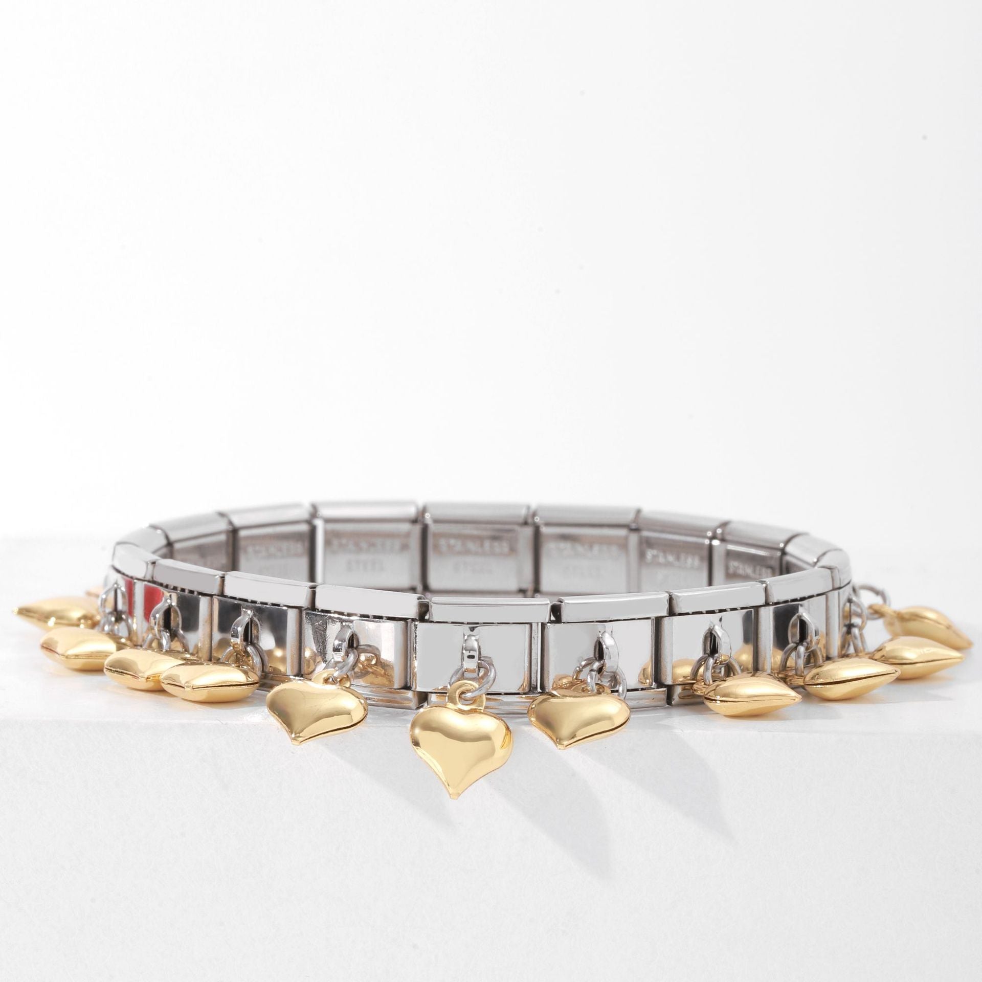 Wholesale Italian Charm Bracelet Charm Module Stainless Steel Bracelet 9mm DIY Pattern Free Stitching Detachable Composable Bracelet ACC-BT-XY001