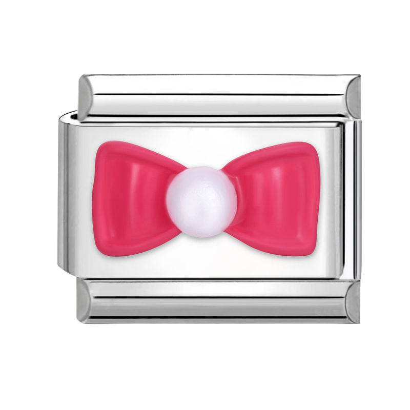 Wholesale  Italian modular bracelet 9mm DIY splicing detachable stainless steel letter flower combinable bracelet