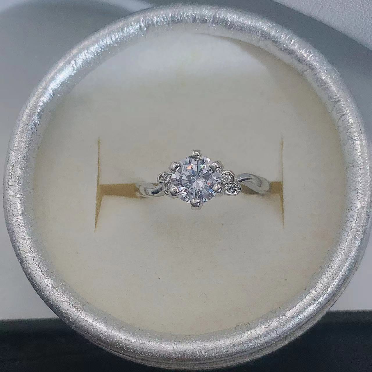 Wholesale Moissanite Diamond Adjustable Rings ACC-RS-Qichuang006