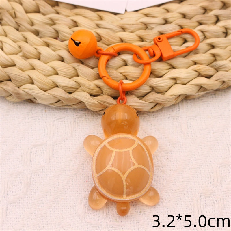 Wholesale Creative Cartoon Cute Luminous Little Turtle Keychains ACC-KC-YiNian001