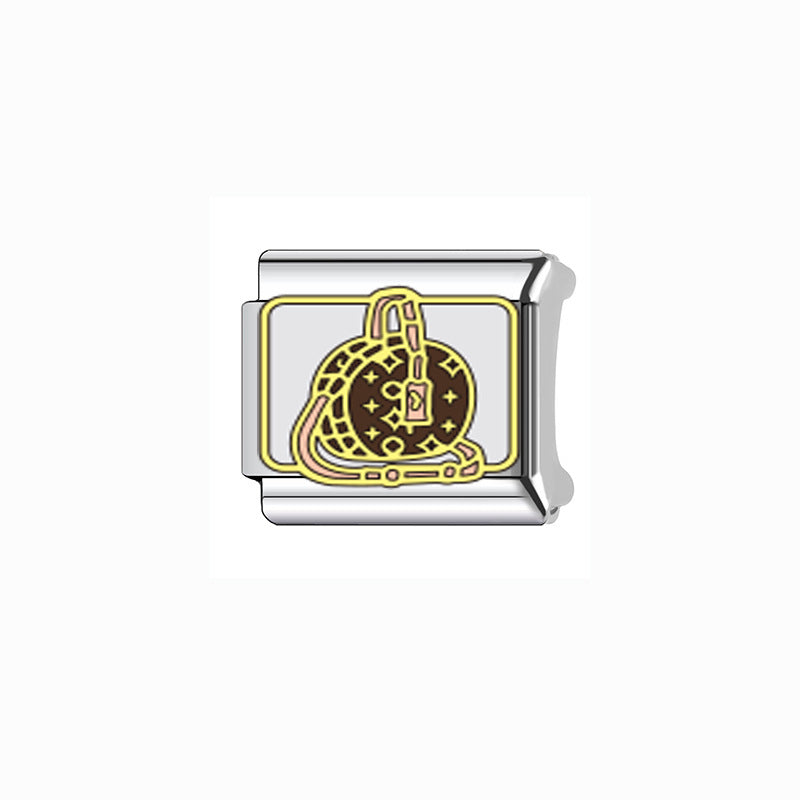 Wholesale Italian Charm Bracelet 9mm DIY Splicing Removable Creative Pattern Stainless Steel Composable Bracelet